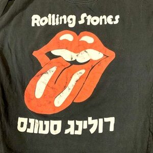Rolling Stones -vintage shirt- Hebrew